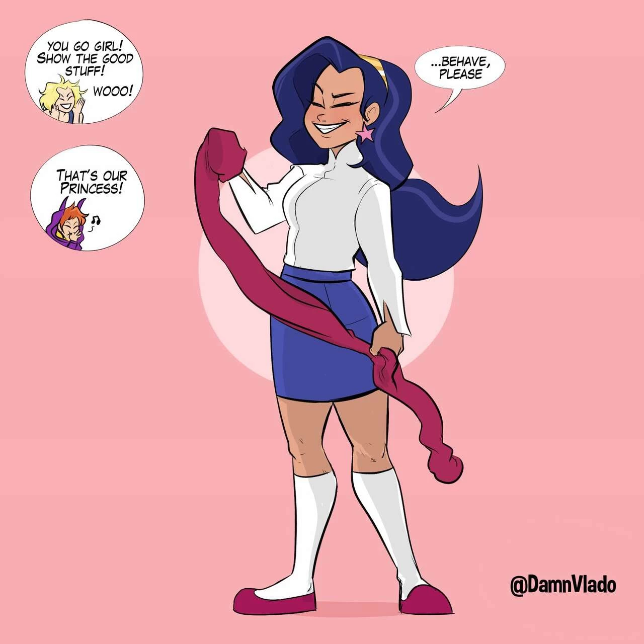 Strippin' Hero Girls porn comic picture 20