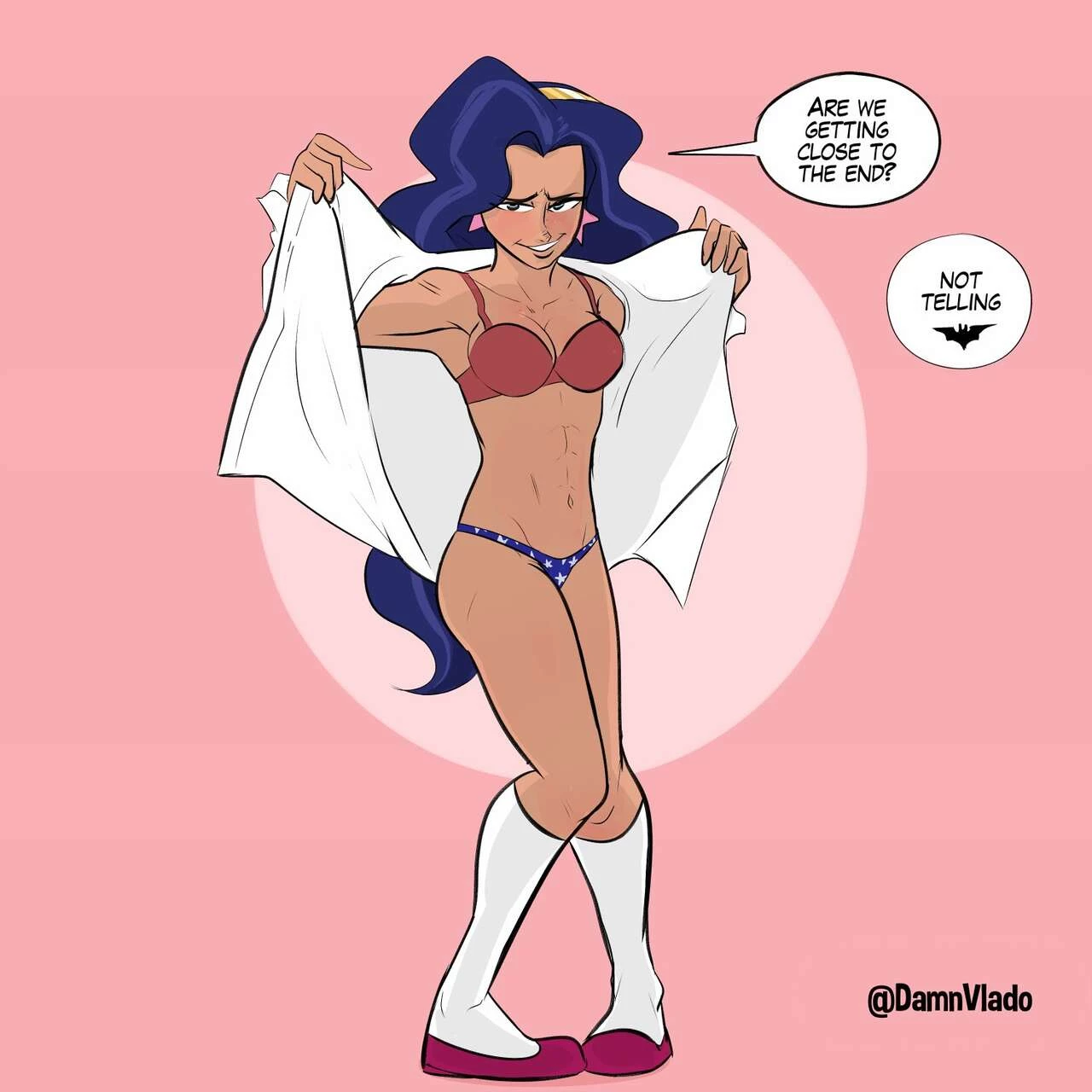 Strippin' Hero Girls porn comic picture 23