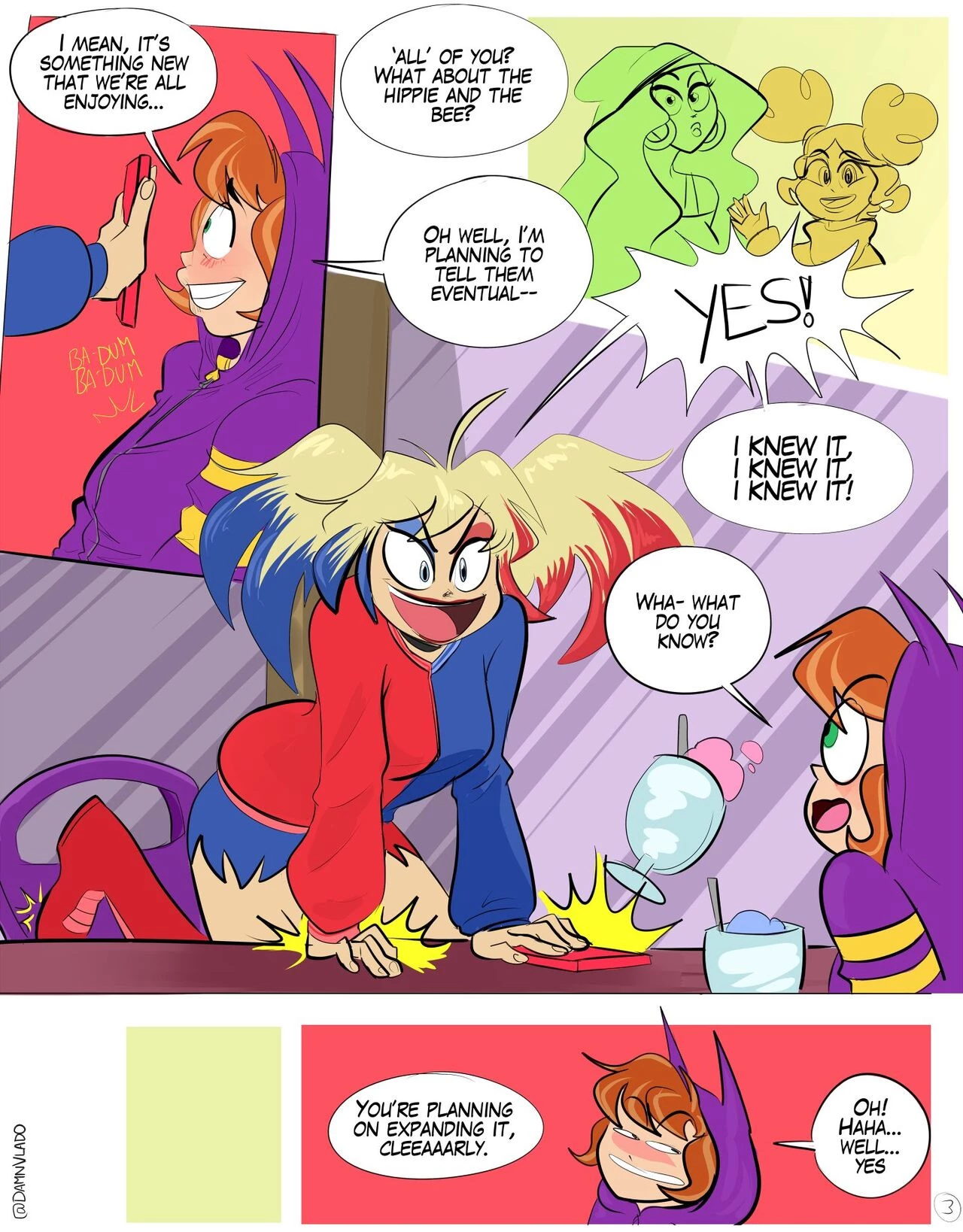 Strippin' Hero Girls porn comic picture 69