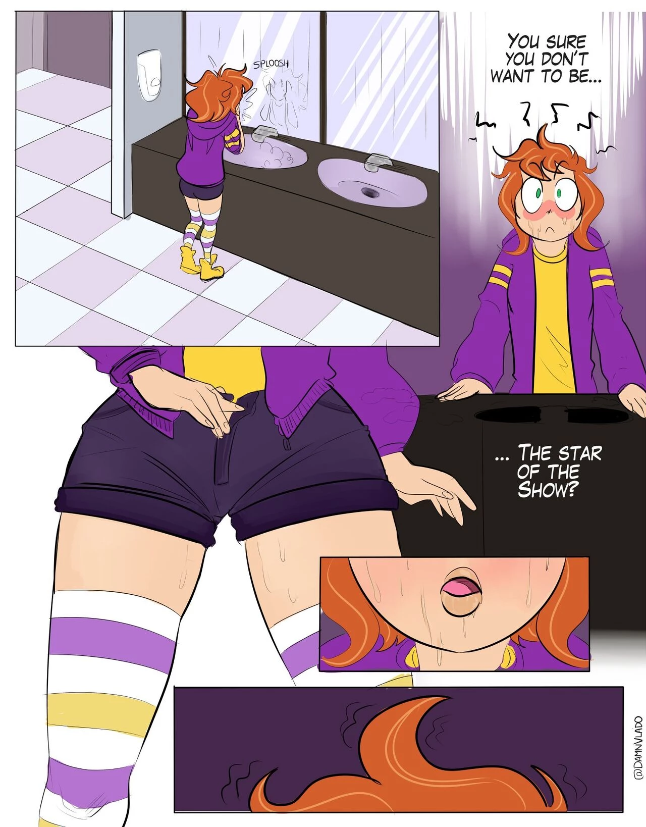 Strippin' Hero Girls porn comic picture 72