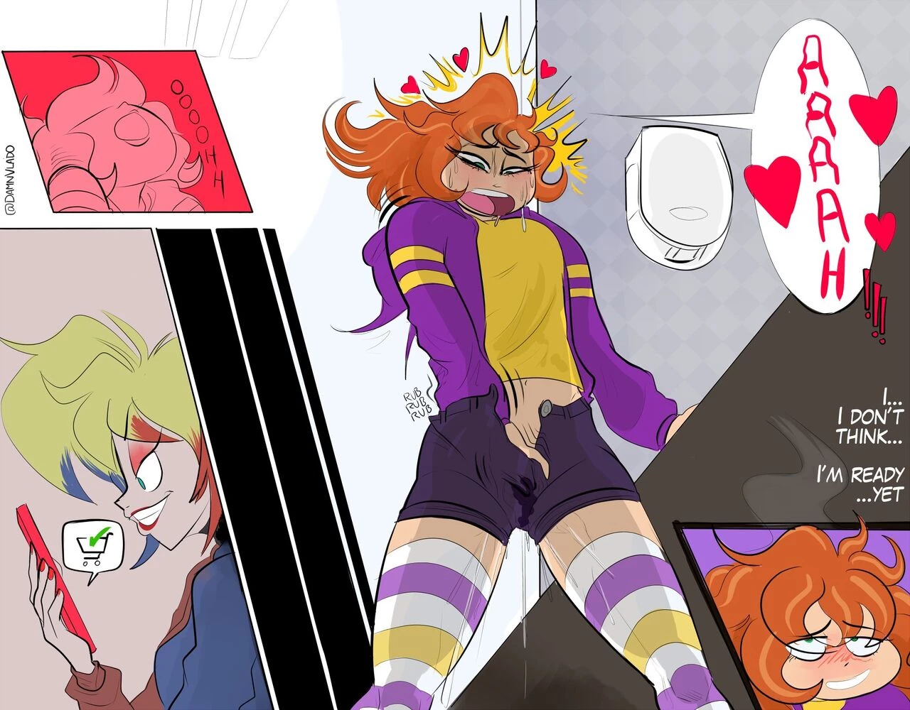 Strippin' Hero Girls porn comic picture 73