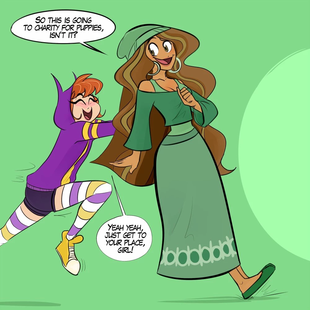 Strippin' Hero Girls porn comic picture 75