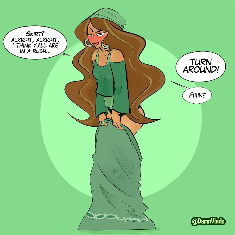 Strippin' Hero Girls porn comic picture 77