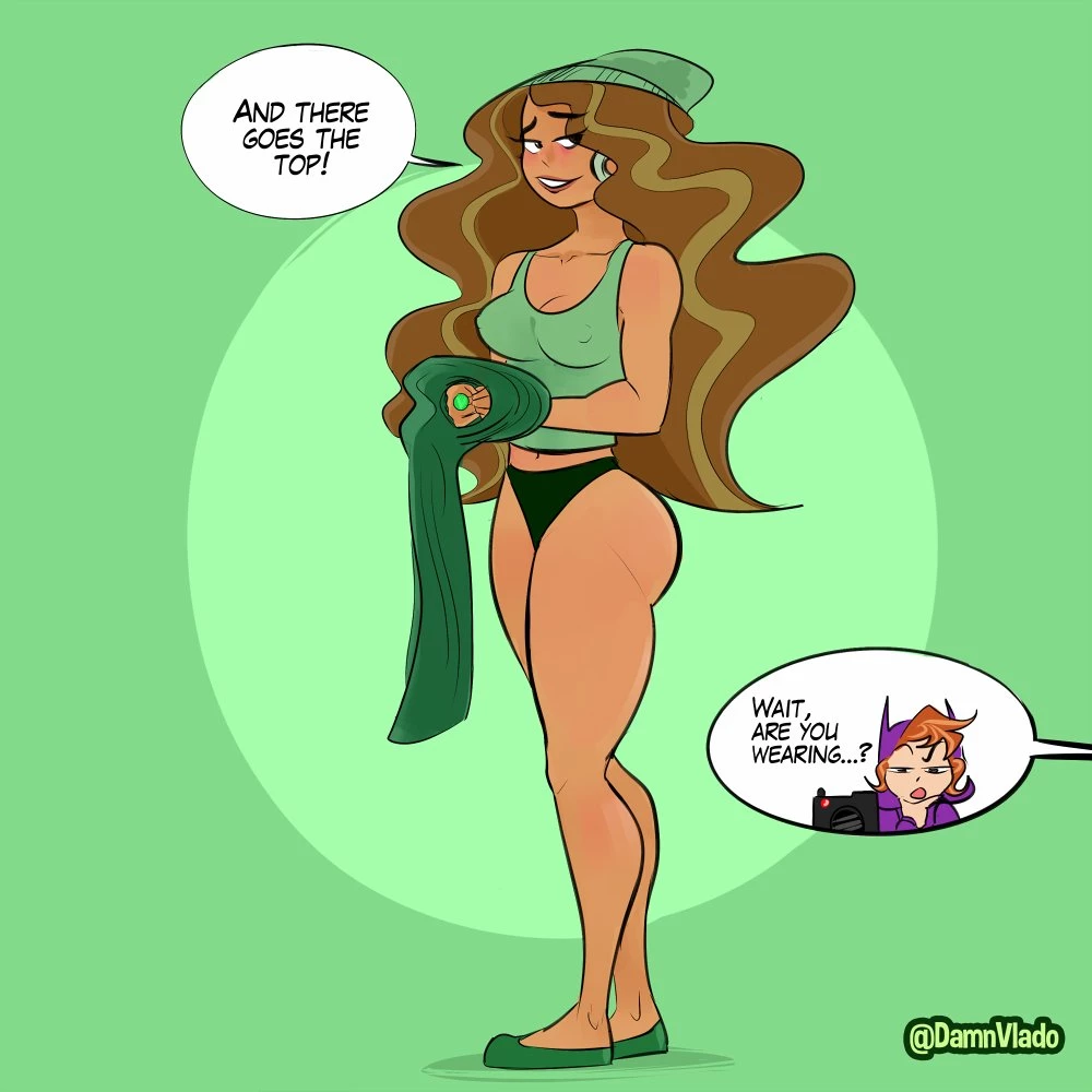 Strippin' Hero Girls porn comic picture 79