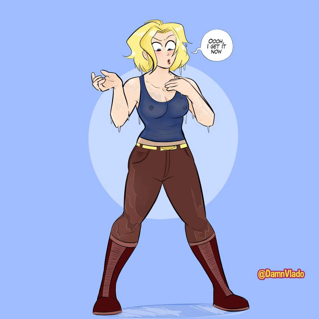 Strippin' Hero Girls porn comic picture 8