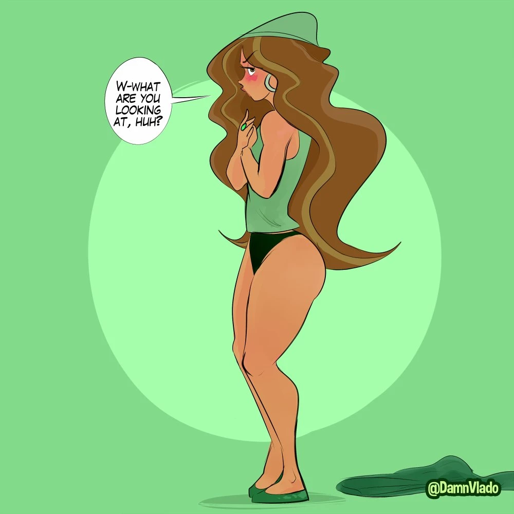 Strippin' Hero Girls porn comic picture 81