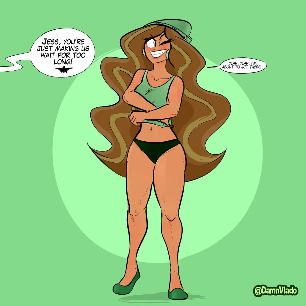 Strippin' Hero Girls porn comic picture 82