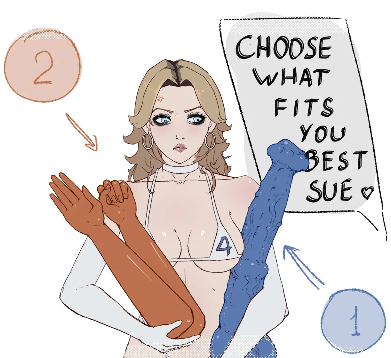 Sue Storm porn comic picture 3