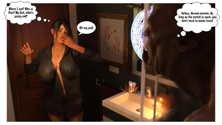 Sugar Mom's Halloween porn comic picture 12