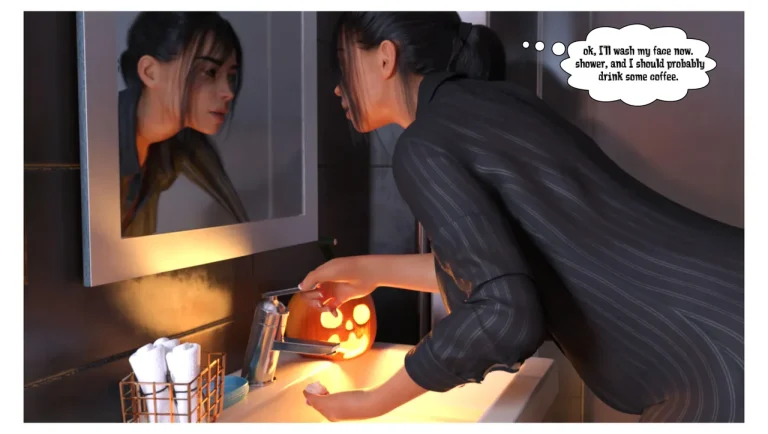 Sugar Mom's Halloween porn comic picture 4