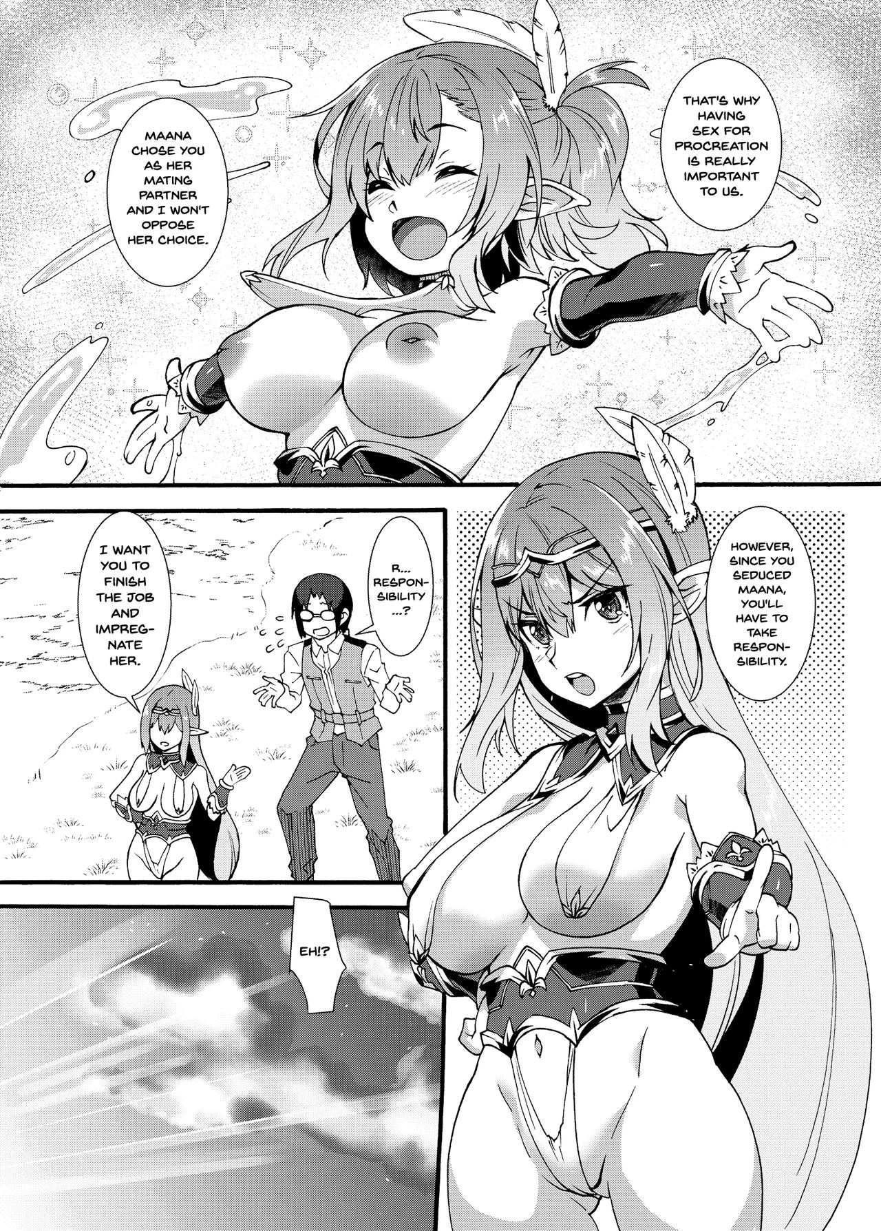 Sukebe Elf Tanbouki 2 | Lewd Elf Tanbouki 2 porn comic picture 6