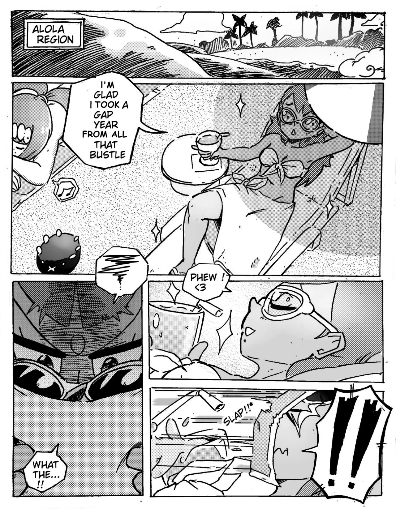 Summer Love in Alola porn comic picture 2