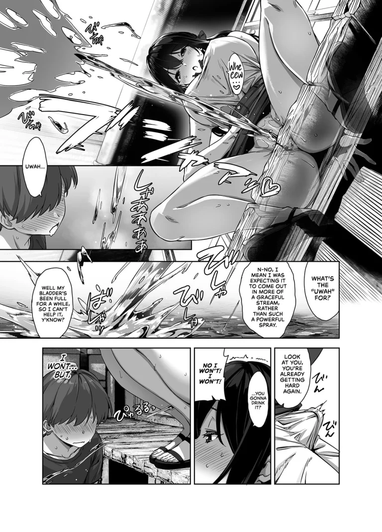 Summertime in the Countryside With The Huge Student Seducing Me | Natsu to Inaka to Yuuwaku shite kuru Dekkai Oshiego porn comic picture 35