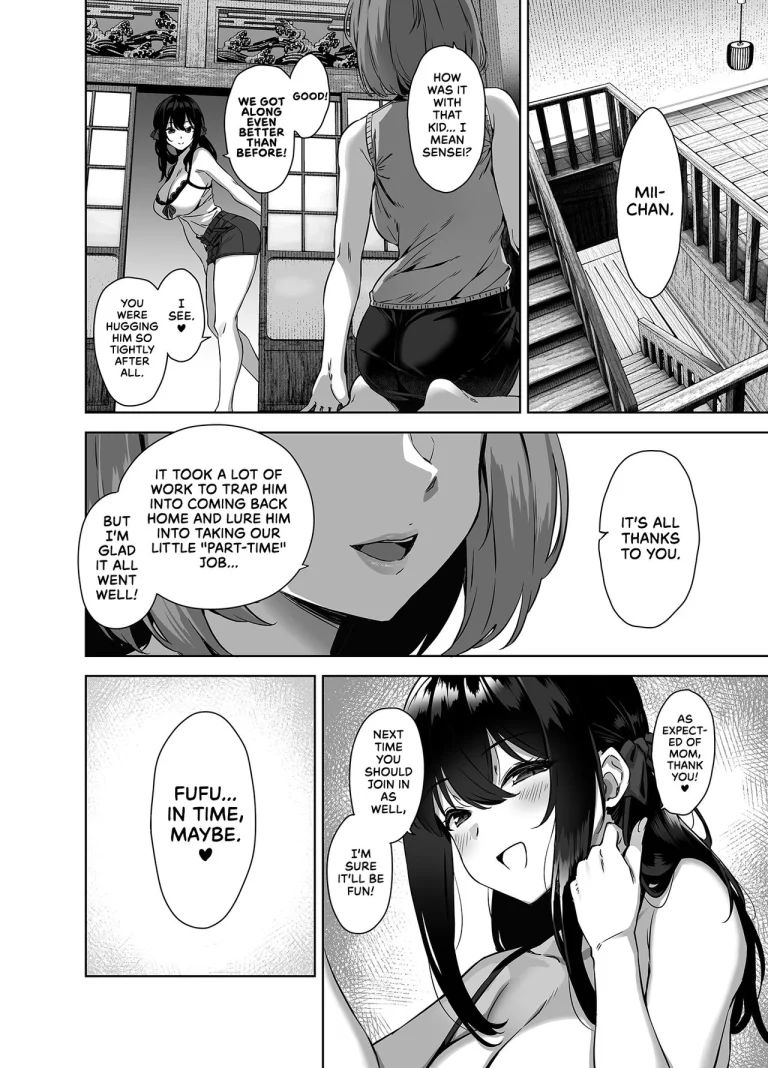 Summertime in the Countryside With The Huge Student Seducing Me | Natsu to Inaka to Yuuwaku shite kuru Dekkai Oshiego porn comic picture 48