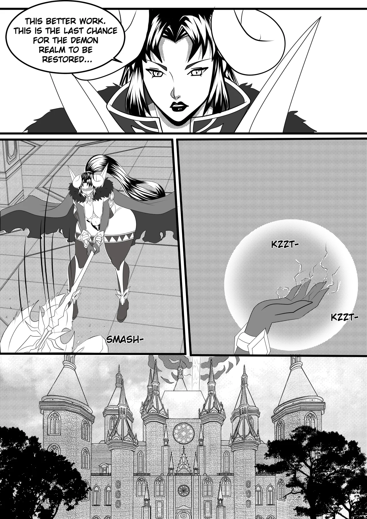Summoning of the Wannabe Demon Lord porn comic picture 2