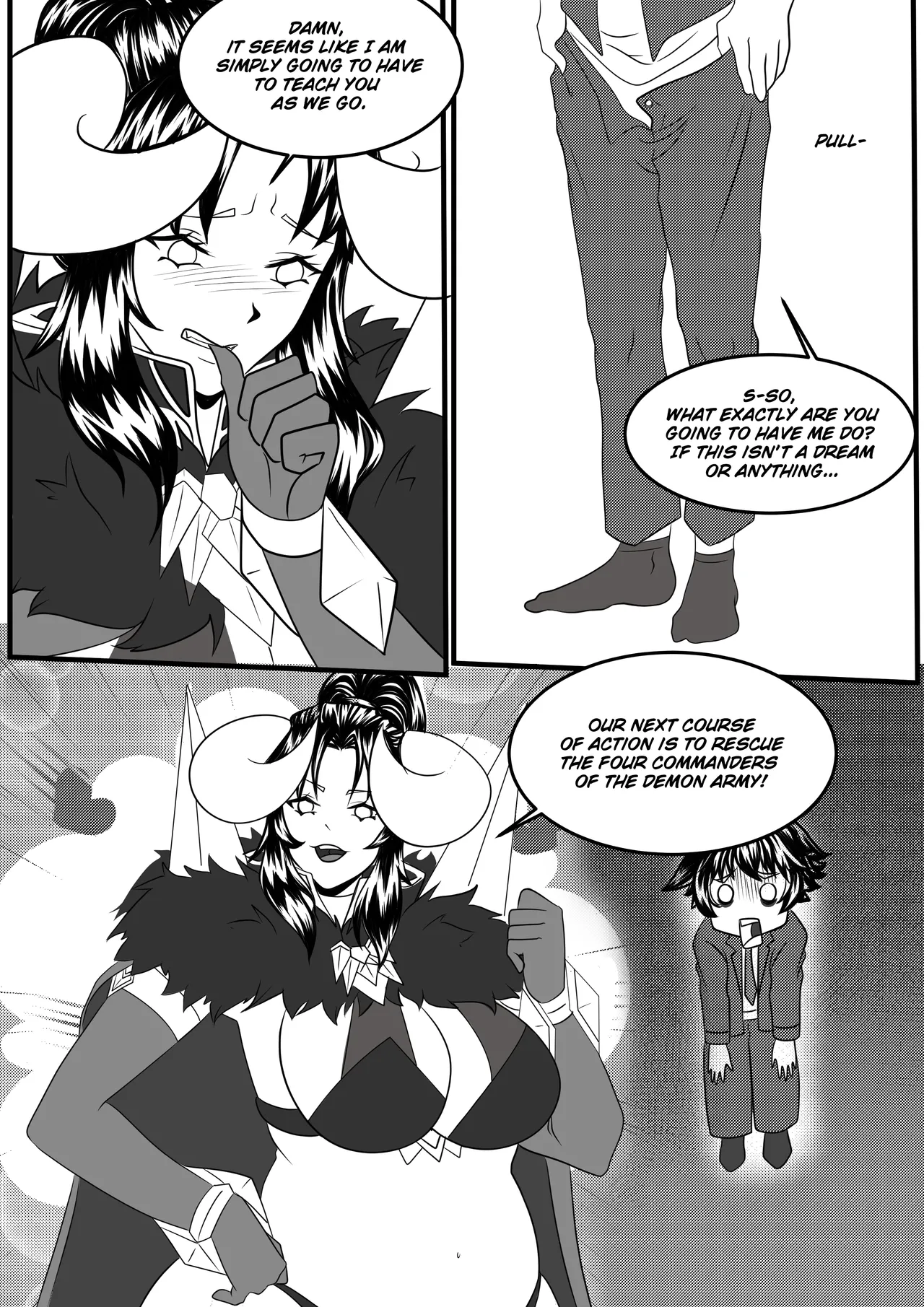 Summoning of the Wannabe Demon Lord porn comic picture 25