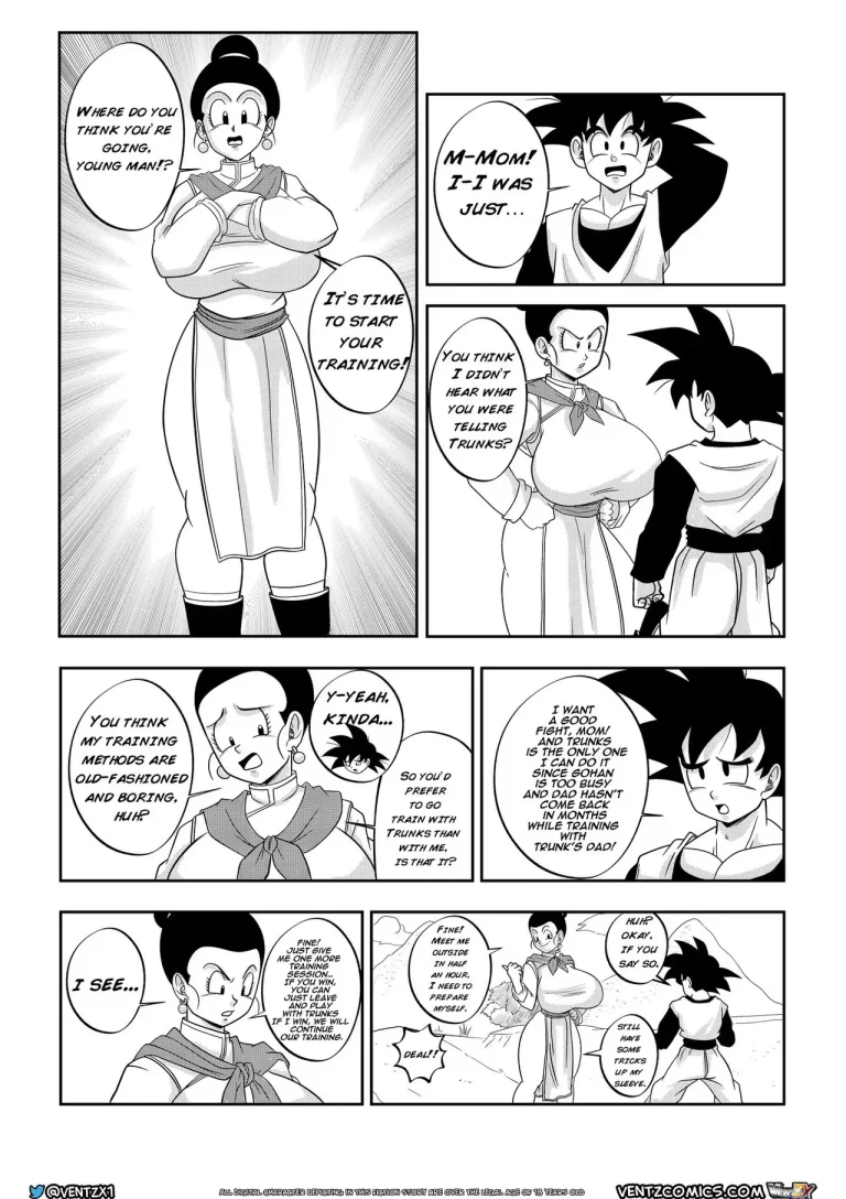 Super Dragon Ball Eros - Chichi's Special Training porn comic picture 3