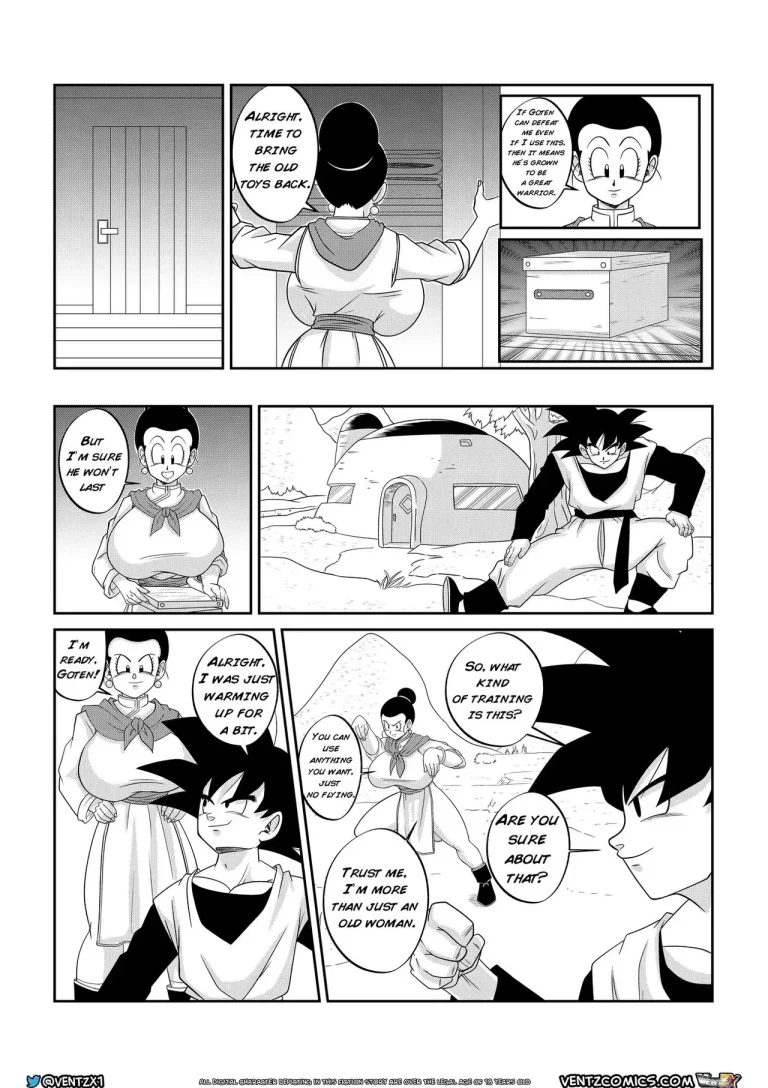 Super Dragon Ball Eros - Chichi's Special Training porn comic picture 4