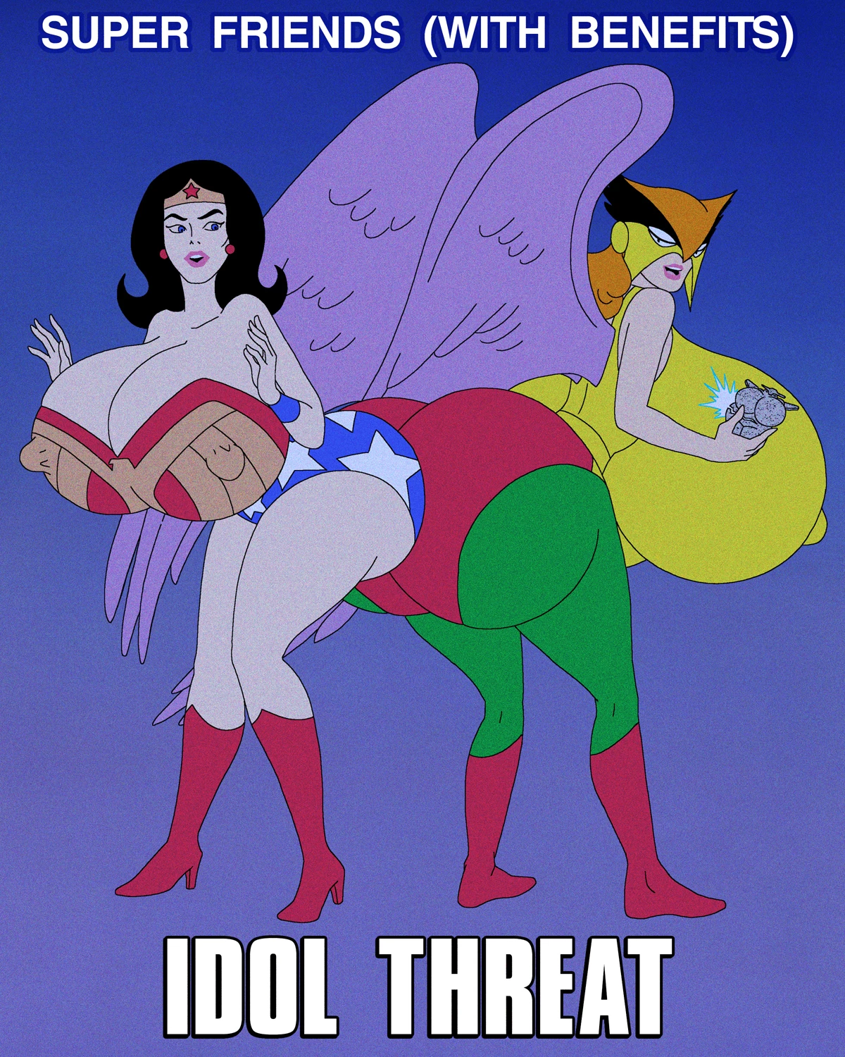 Super Friends with Benefits: Idol Threat porn comic picture 1