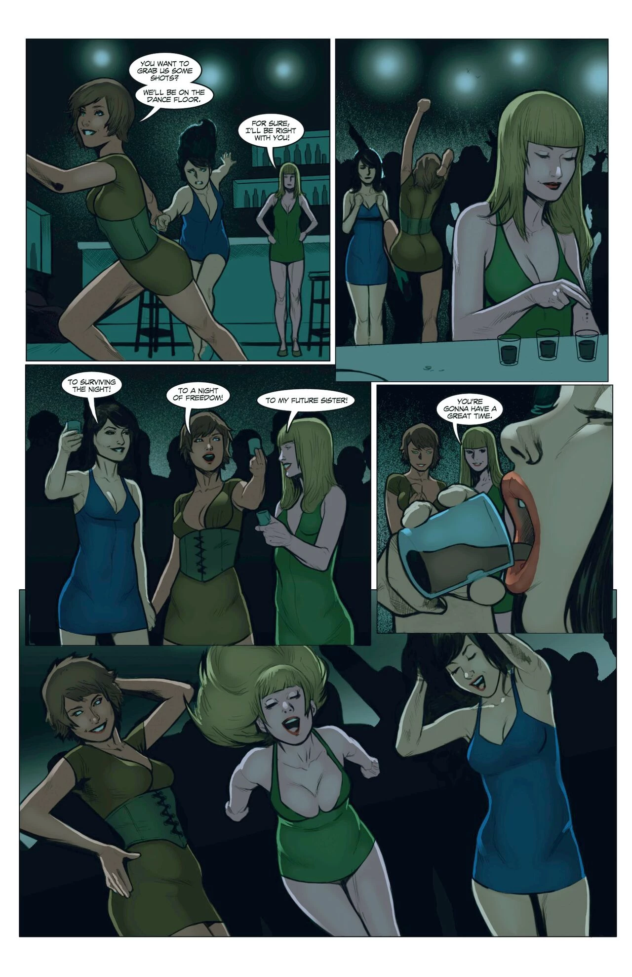 Superheroes After Dark 2 porn comic picture 44