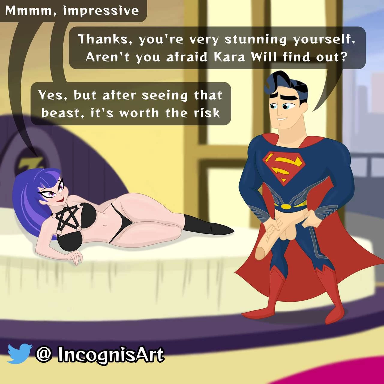 Superman Vs. porn comic picture 1