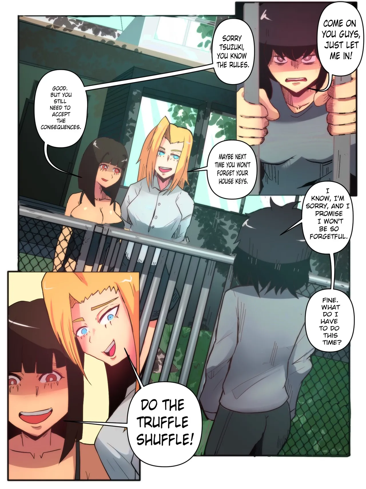 Suzuki Doing the Truffle Shuffle porn comic picture 1