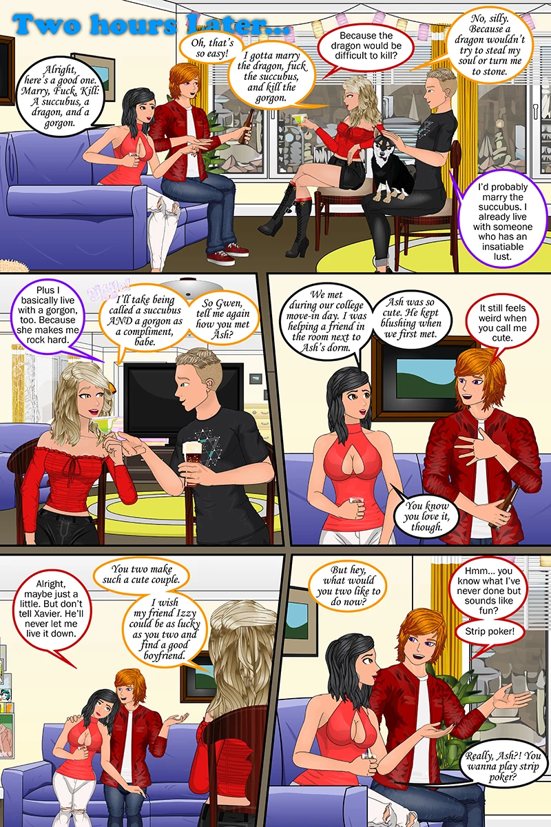 Swap Poker Four Of A Kind porn comic picture 34
