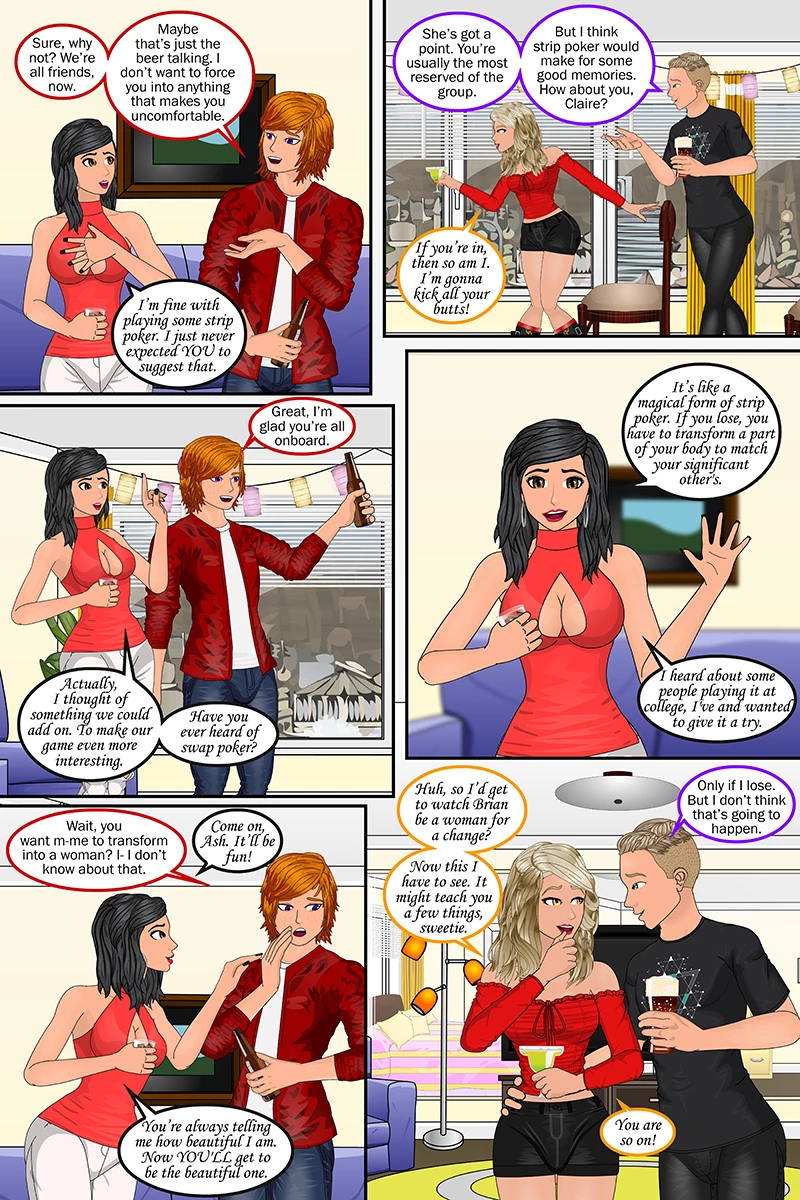 Swap Poker Four Of A Kind porn comic picture 41