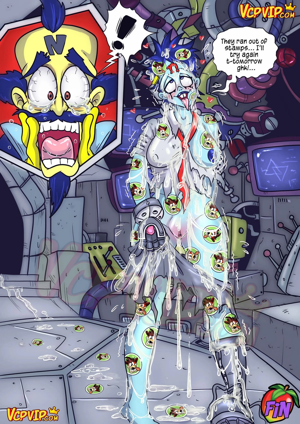 Tag Team Fucking Nina porn comic picture 28