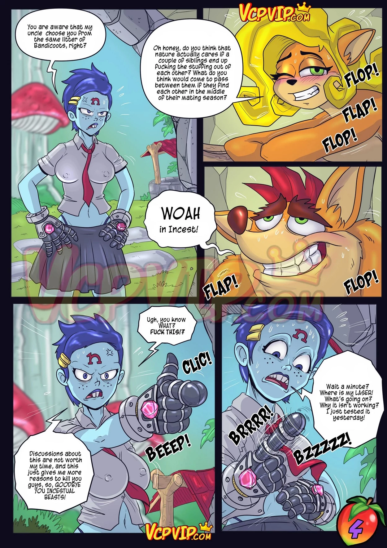 Tag Team Fucking Nina porn comic picture 5