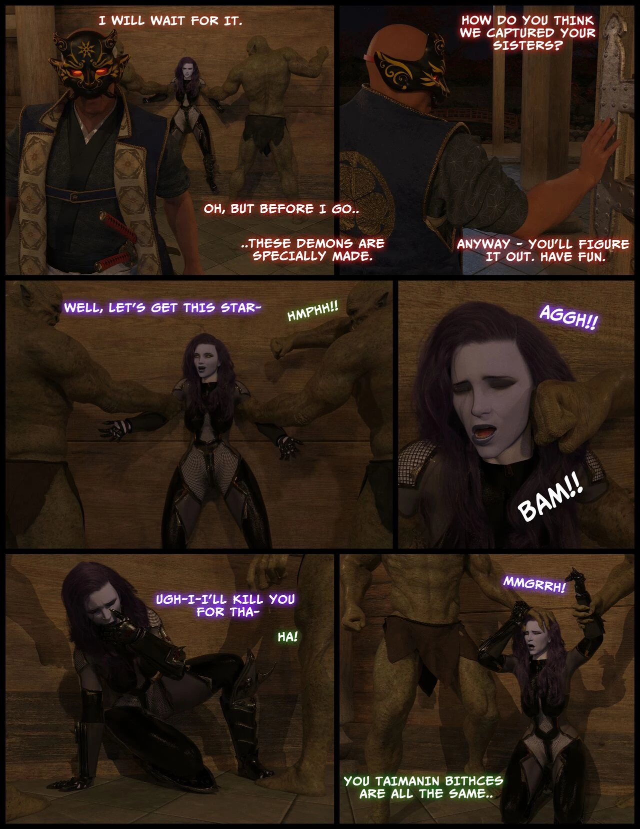 Taimanin Amelie: Broken Spirit porn comic picture 11