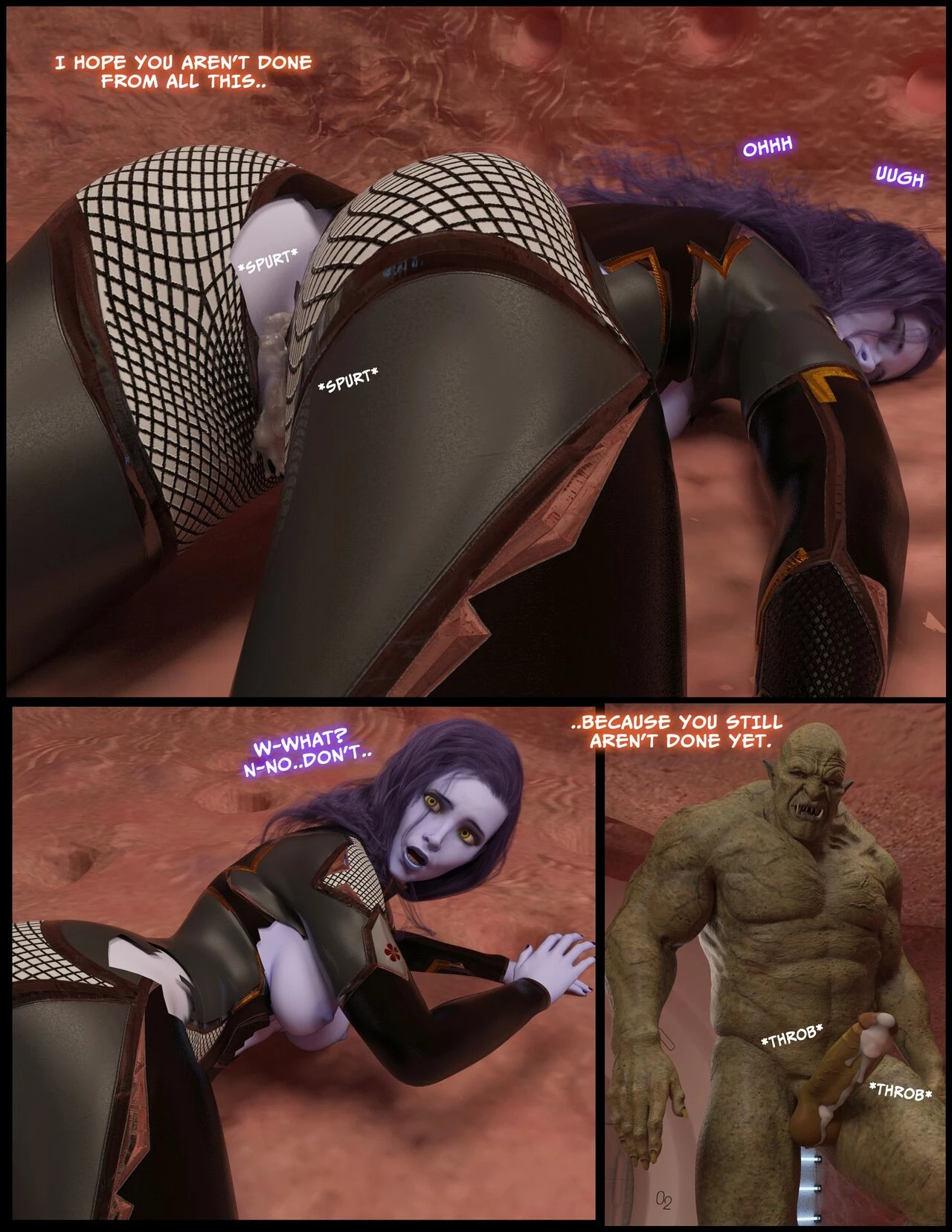Taimanin Amelie: Broken Spirit porn comic picture 29