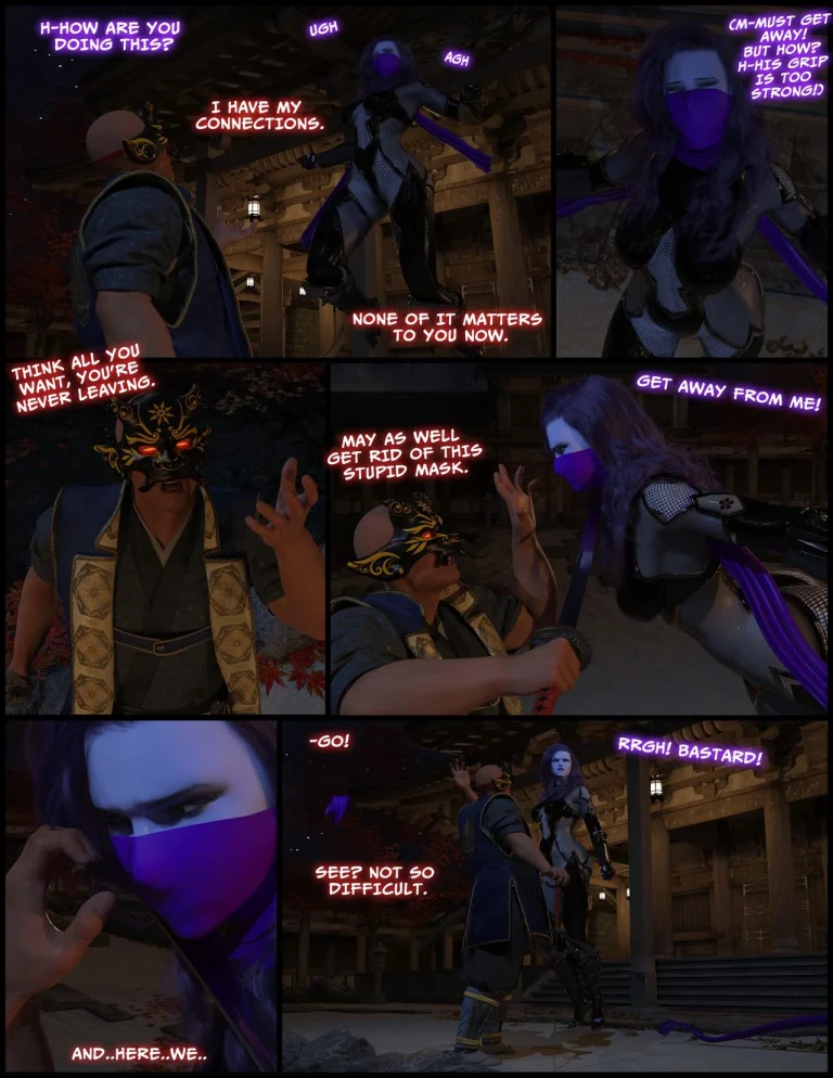 Taimanin Amelie: Broken Spirit porn comic picture 4