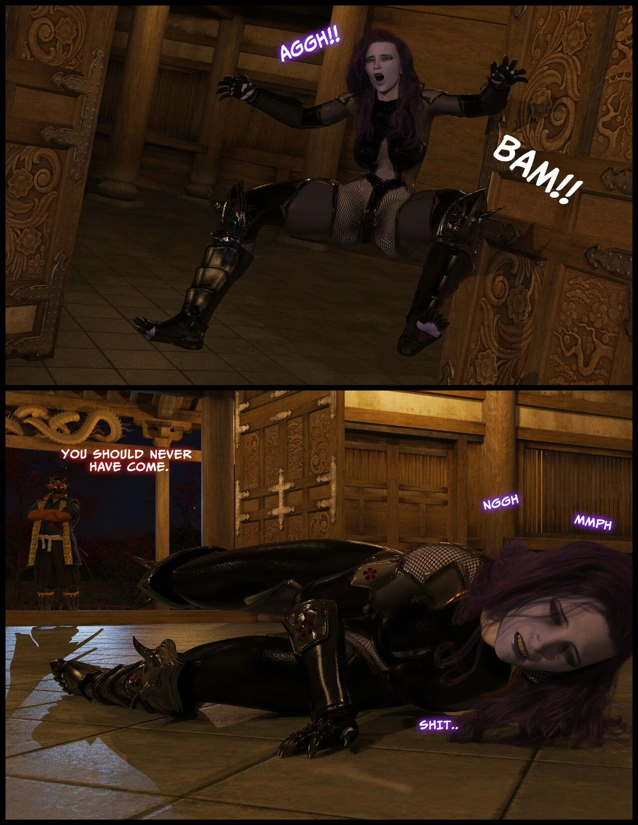 Taimanin Amelie: Broken Spirit porn comic picture 7