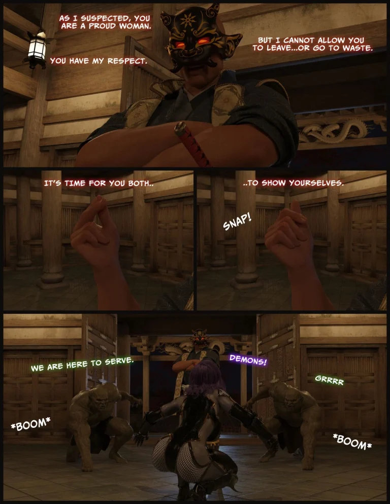 Taimanin Amelie: Broken Spirit porn comic picture 9