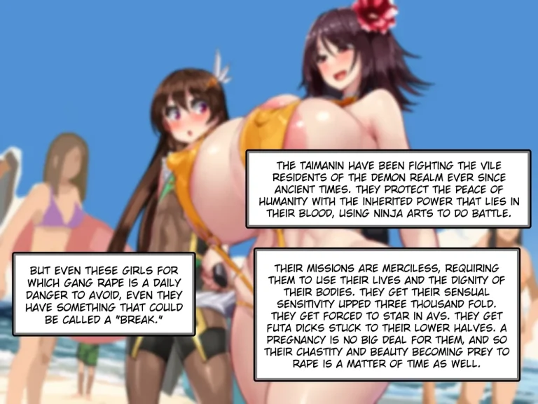 Taimanin Shiranui & Shikanosuke Miboujin to Shota Toshi no Sa Kozukuri Date de Seieki no Umi porn comic picture 2