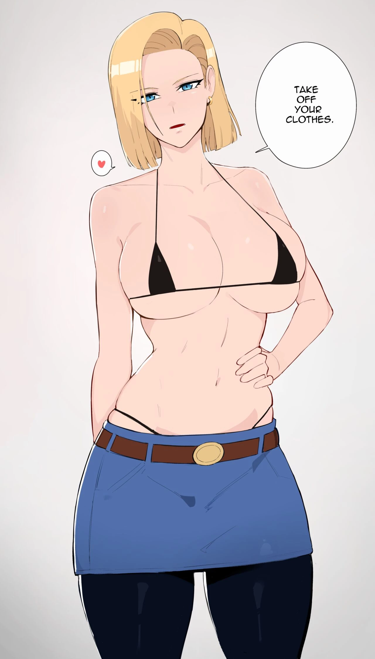 Take off your clothes porn comic picture 1