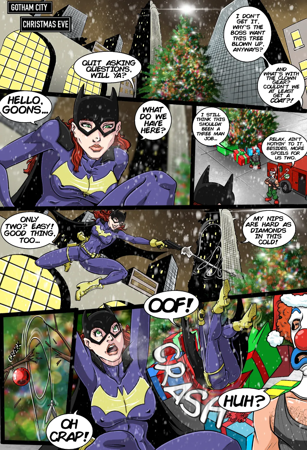 Tales of Injustice: Batgirl's Christmas Story porn comic picture 1