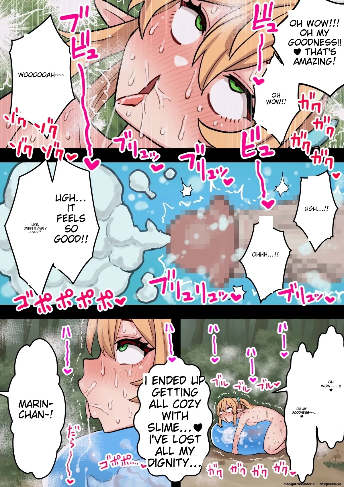 Tanshou Houkei Futanari Hobbit Shoujo ga Mahou no Yubiwa de Kyokon Seiyoku Monster ni naru Hanashi 1-3 porn comic picture 24