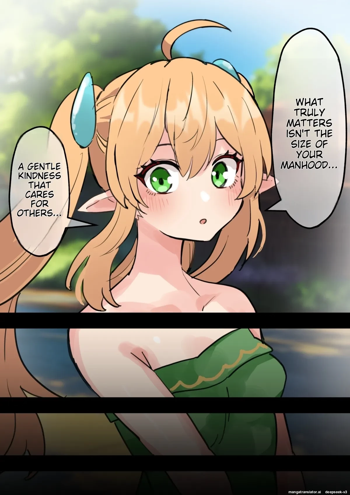 Tanshou Houkei Futanari Hobbit Shoujo ga Mahou no Yubiwa de Kyokon Seiyoku Monster ni naru Hanashi 1-3 porn comic picture 67