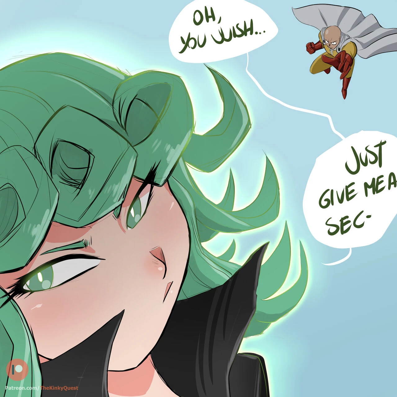 Tatsumaki X Saitama porn comic picture 5