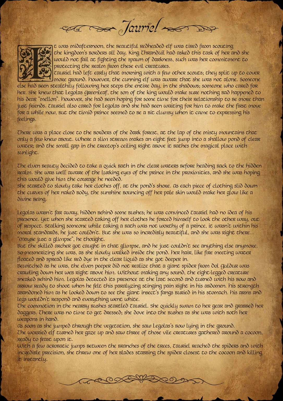 Tauriel's Story porn comic picture 1