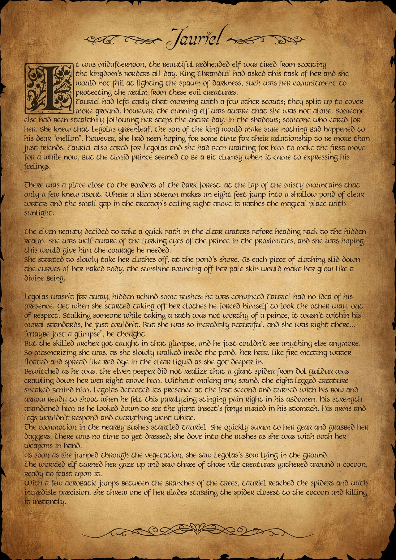 Tauriel's Story porn comic picture 1