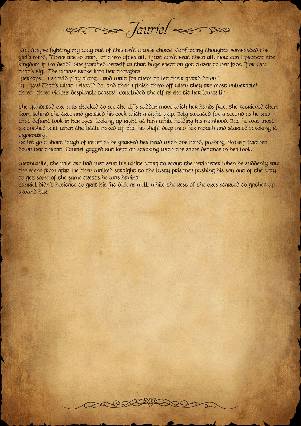 Tauriel's Story porn comic picture 6