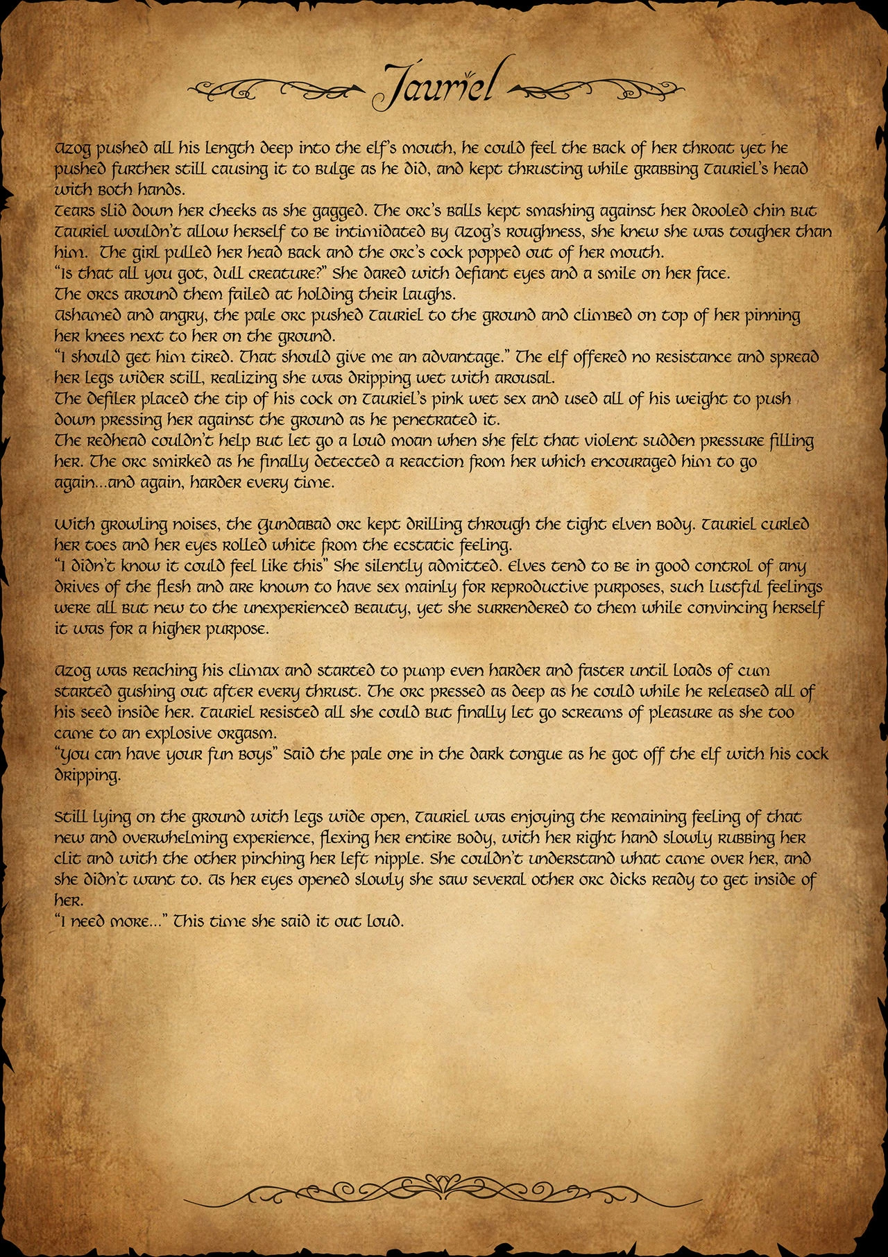Tauriel's Story porn comic picture 9