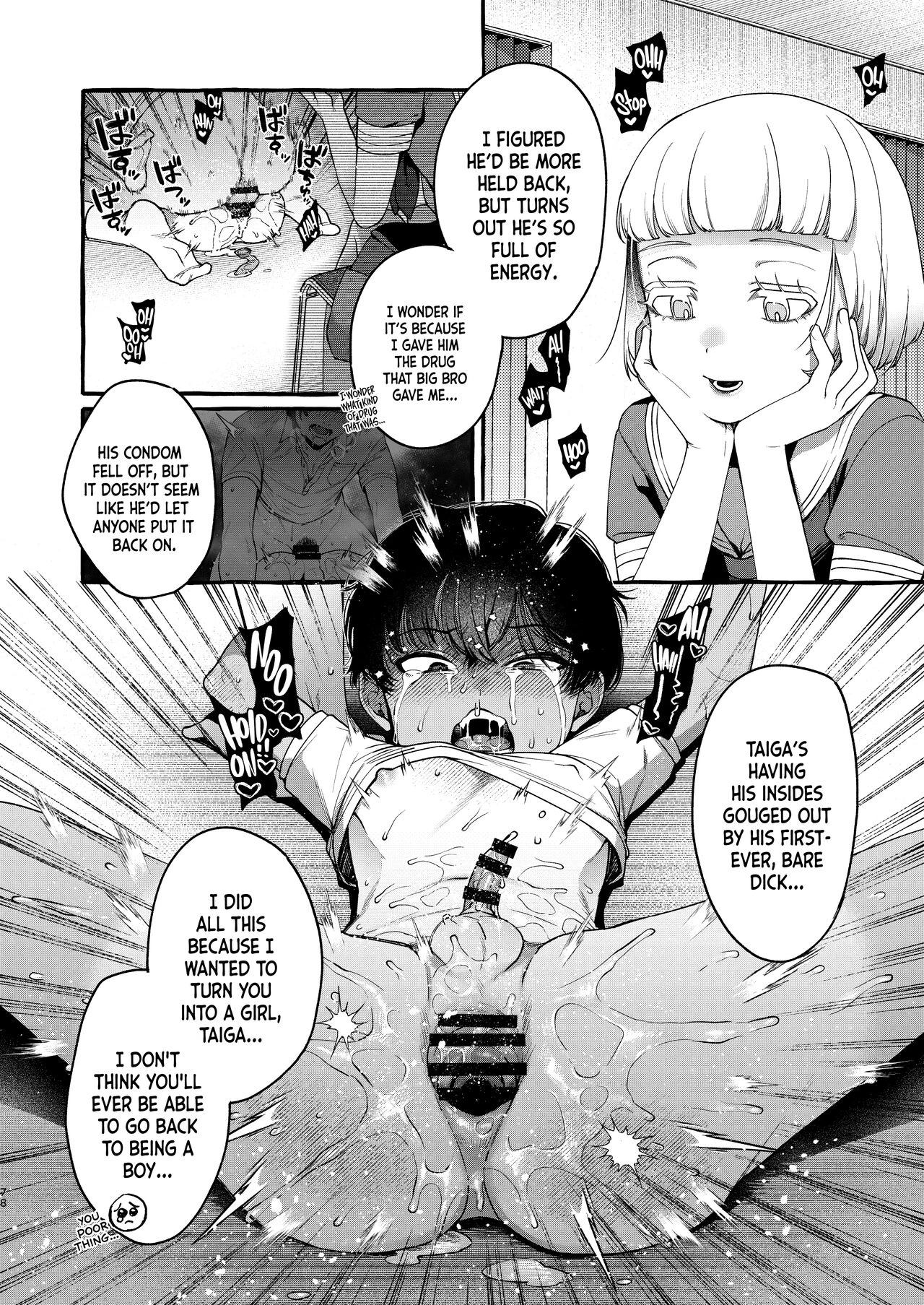 Teaching the Bully a Lesson Until He Turns Into a Girl | Ijimekko o Wakarasete Onnanoko ni Suru made porn comic picture 78