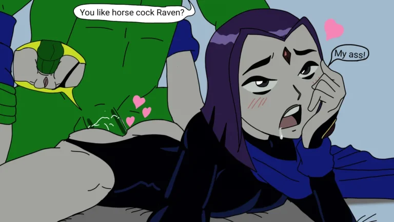Teen Titans Raven (Sunnie) porn comic picture 23
