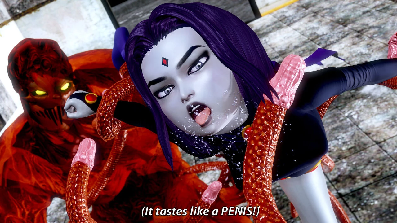 TeenTitans! or just Raven Against Plasmus porn comic picture 11