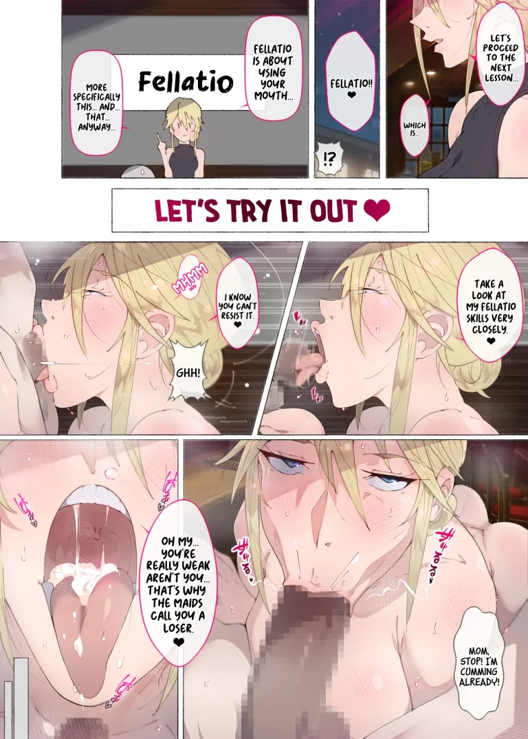 Ten Sexy Maids Who Works at a Mansion to Teach Sex Education porn comic picture 49