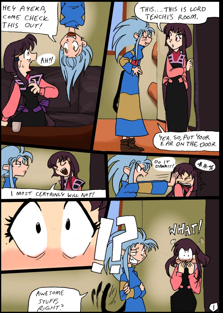 Tenchi Comic porn comic picture 1